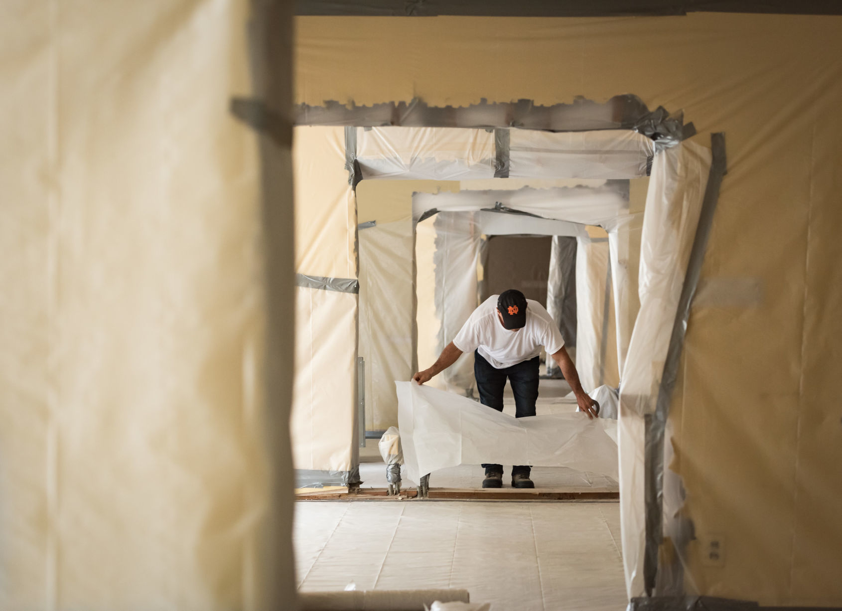 Budget Inn Demolition Preparation